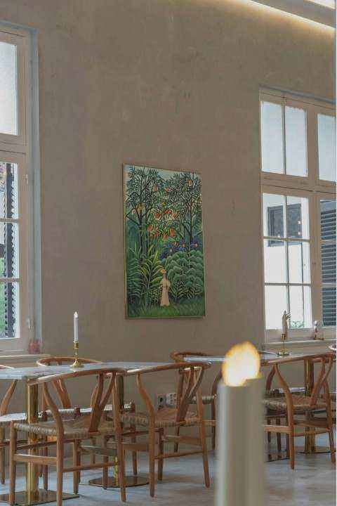 Table à manger sur mesure, finition huilée